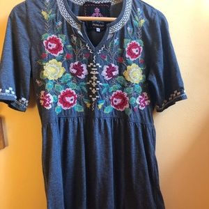 Johnny Was Embroidered Dress